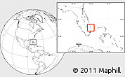 Blank Location Map of ZIP code 33480