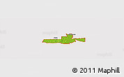 Physical Panoramic Map of ZIP code 33523, cropped outside