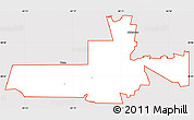 Classic Style Simple Map of ZIP code 33523, cropped outside