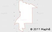 Silver Style Simple Map of ZIP code 33540