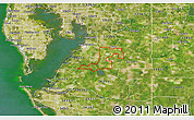 Satellite 3D Map of ZIP code 33598