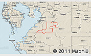 Shaded Relief 3D Map of ZIP code 33598