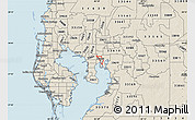 Shaded Relief Map of ZIP code 33602