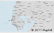 Silver Style 3D Map of ZIP code 33607