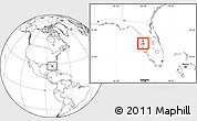 Blank Location Map of ZIP code 33607