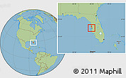 Savanna Style Location Map of ZIP code 33607