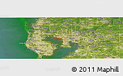 Satellite Panoramic Map of ZIP code 33607
