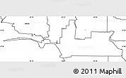 Blank Simple Map of ZIP code 33607