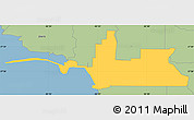 Savanna Style Simple Map of ZIP code 33607