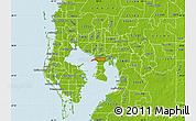 Physical Map of ZIP code 33609