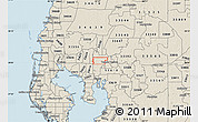 Shaded Relief Map of ZIP code 33612