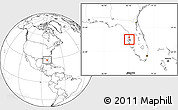 Blank Location Map of ZIP code 33615