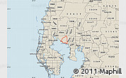 Shaded Relief Map of ZIP code 33615
