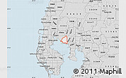 Silver Style Map of ZIP code 33615