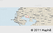 Classic Style Panoramic Map of ZIP code 33615