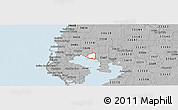 Gray Panoramic Map of ZIP code 33615