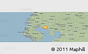 Savanna Style Panoramic Map of ZIP code 33615