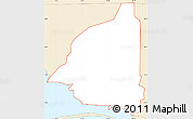 Classic Style Simple Map of ZIP code 33615