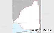 Gray Simple Map of ZIP code 33615