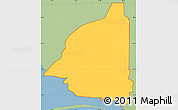 Savanna Style Simple Map of ZIP code 33615