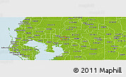 Physical Panoramic Map of ZIP code 33617