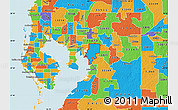 Political Map of ZIP code 33619