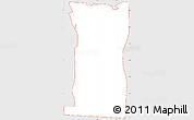 Silver Style Simple Map of ZIP code 33624