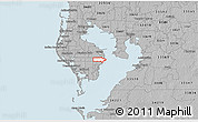 Gray 3D Map of ZIP code 33703