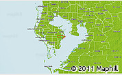 Physical 3D Map of ZIP code 33703