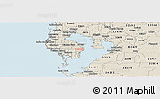 Classic Style Panoramic Map of ZIP code 33703