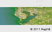 Satellite Panoramic Map of ZIP code 33703
