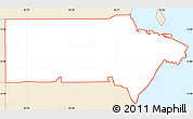 Classic Style Simple Map of ZIP code 33703