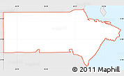 Silver Style Simple Map of ZIP code 33703