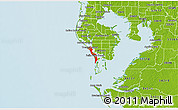 Physical 3D Map of ZIP code 33706