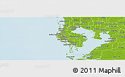 Physical Panoramic Map of ZIP code 33772