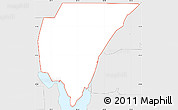Silver Style Simple Map of ZIP code 33777
