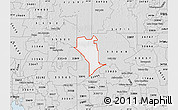 Silver Style Map of ZIP code 33809