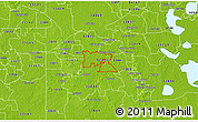 Physical 3D Map of ZIP code 33880