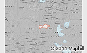 Gray Map of ZIP code 33896