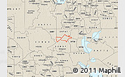 Shaded Relief Map of ZIP code 33896