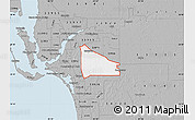 Gray Map of ZIP code 33913