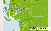 Physical Map of ZIP code 33913