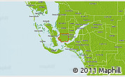 Physical 3D Map of ZIP code 33914