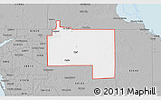Gray 3D Map of ZIP code 33935