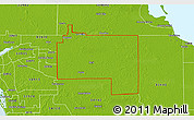 Physical 3D Map of ZIP code 33935