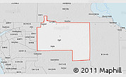 Silver Style 3D Map of ZIP code 33935