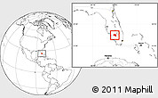 Blank Location Map of ZIP code 33935