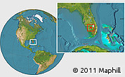 Satellite Location Map of ZIP code 33935