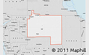 Silver Style Map of ZIP code 33935