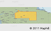 Savanna Style Panoramic Map of ZIP code 33935